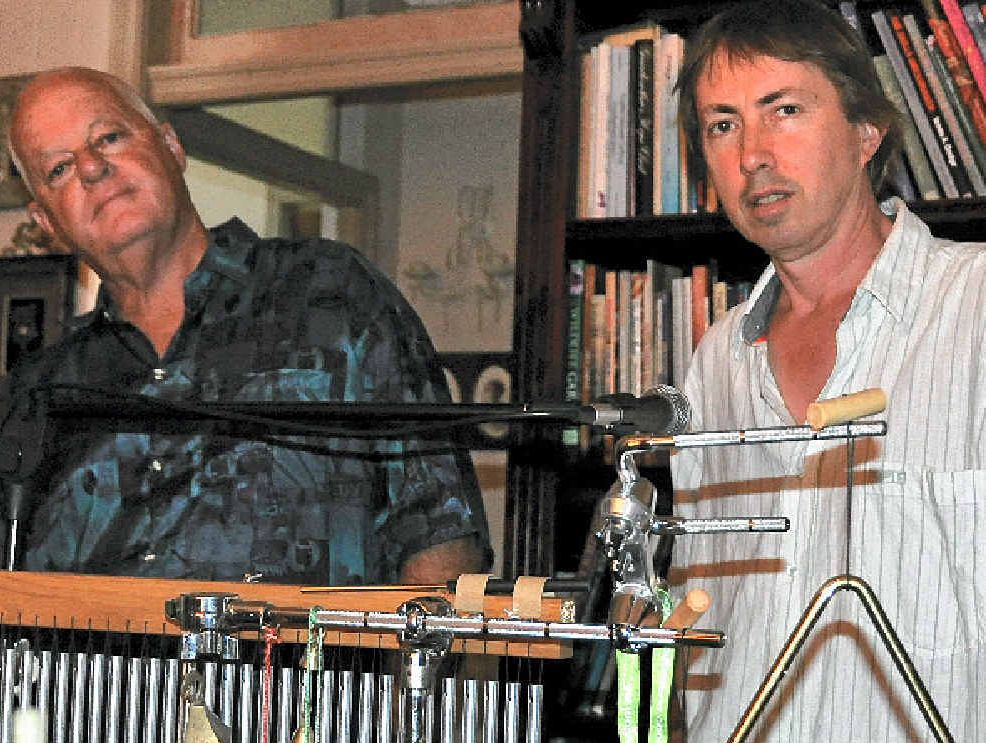 DRUM ROLL: Neville Jess and Steve Clark.